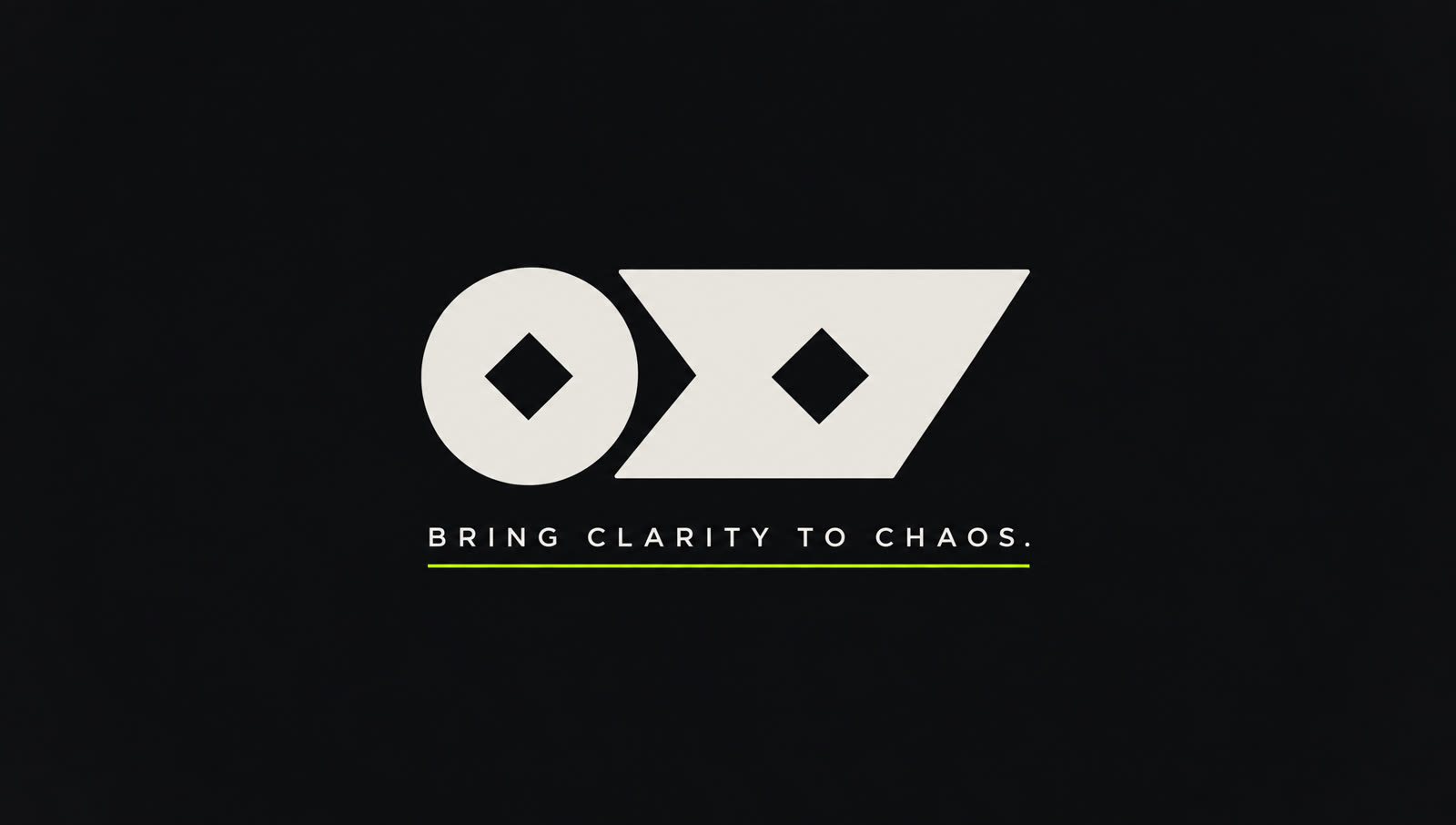 The Oxy end card, bring clarity to chaos